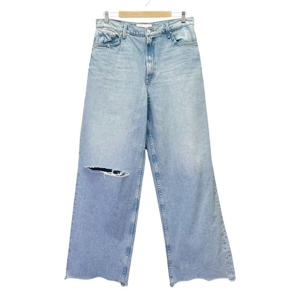 MOTHER Superior The Spinner High Waist Wide Leg Jeans in We Bounced Size 32 | 14 - Picture 2 of 15